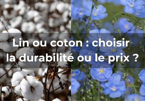 Lin ou coton, choisir durabilité ou prix ?